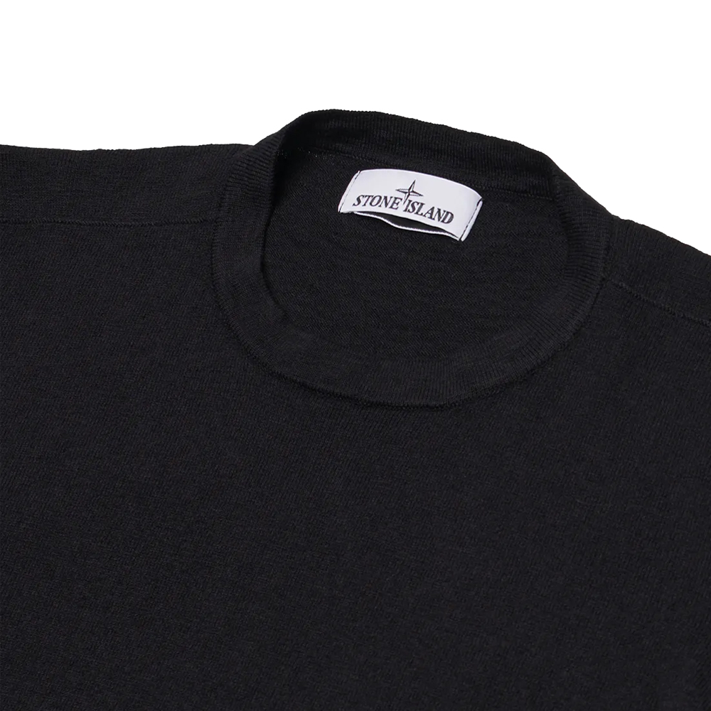 [20% 쿠폰] 스톤 아일랜드 패치 니트 블랙 - 26SS([20% 쿠폰] Stone Island Patch Knit Black - 26SS) - 3