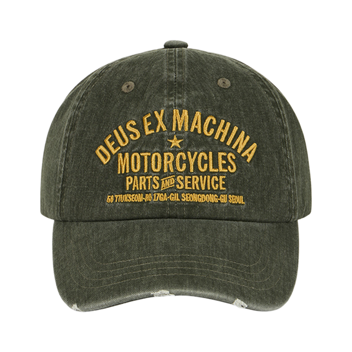 [6% 적립] 데우스 엑스 마키나 다이드 서울 오리지널 어드레스 캡 카키([6% 적립] Deus Ex Machina Dyed Seoul Original Address Cap Khaki) - 2