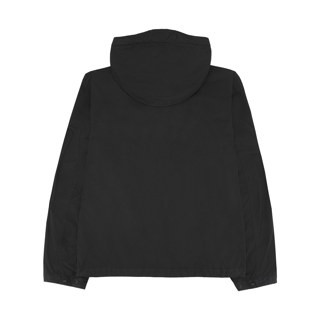스톤 아일랜드 4100001 크링클 랩스 NY 윈드 레지스턴스 안티 드롭 후드 자켓 블랙(Stone Island 4100001 Crinkle Reps NY Hooded Jacket with Wind Resistance and Anti-Drop Black) - 2