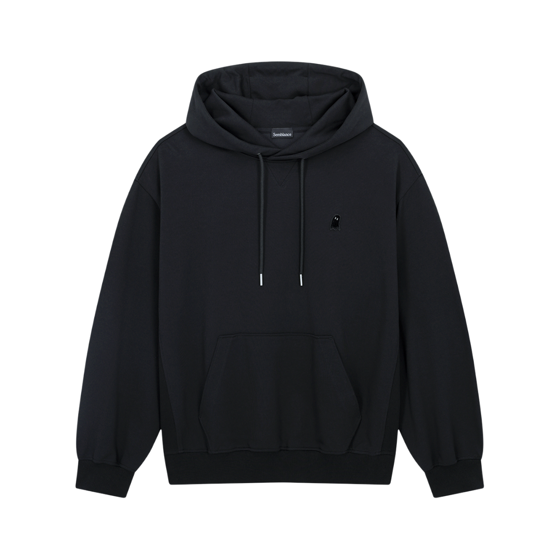 지오송지오 셈블런스 슬로건 후드 블랙 ZI5TS805BK(ZIOSONGZIO SEMBLANCE Slogan Hood Black) - 2