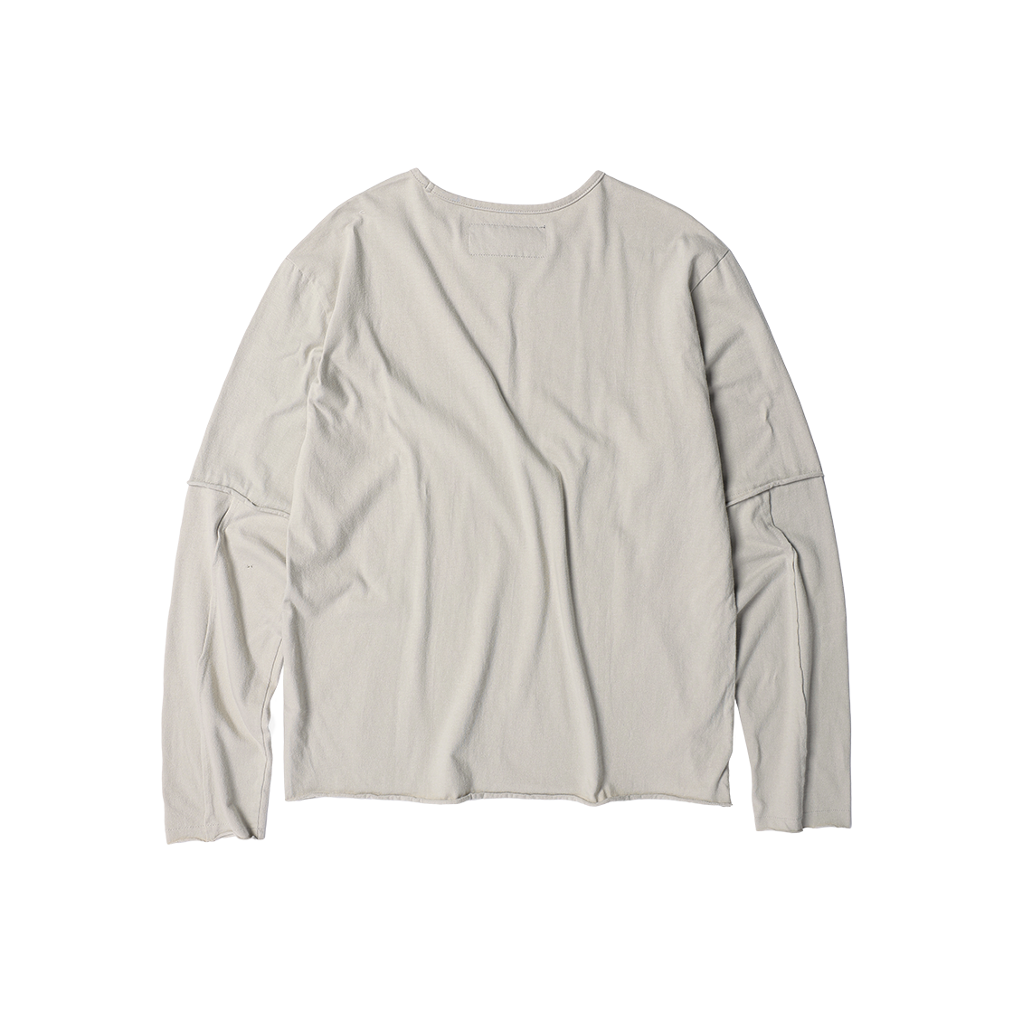 더바이닐하우스 컷오프 레이어드 긴팔 티셔츠 베이지(Thevinylhouse Cut-Off Layered Ls Tee Beige) - 2
