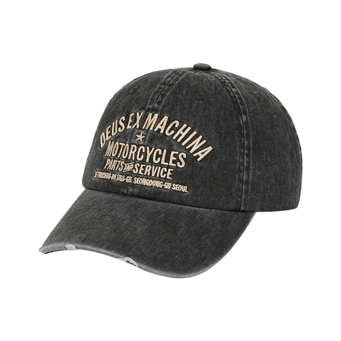 [6% 적립] 데우스 엑스 마키나 다이드 서울 오리지널 어드레스 캡 블랙([6% 적립] Deus Ex Machina Dyed Seoul Original Address Cap Black) - 3