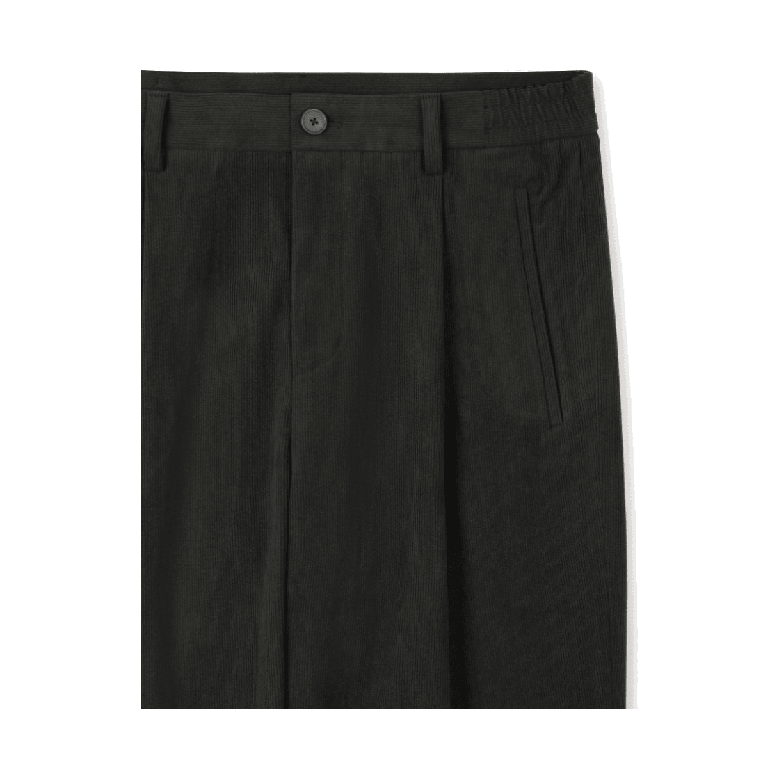 24/7 시리즈 코듀로이 세미 와이드 팬츠 차콜(24/7 series Corduroy Semi-Wide Pants Charcoal) - 4