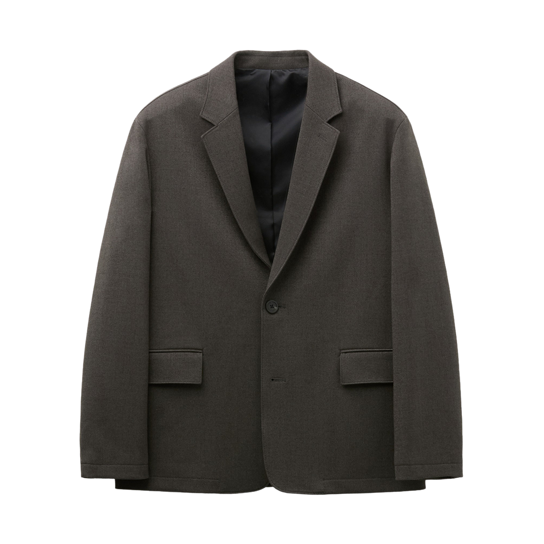 커스텀멜로우 에센셜 루즈핏 셋업 자켓 브라운(Customellow Essential Loose-Fit Set-Up Jacket Brown)
