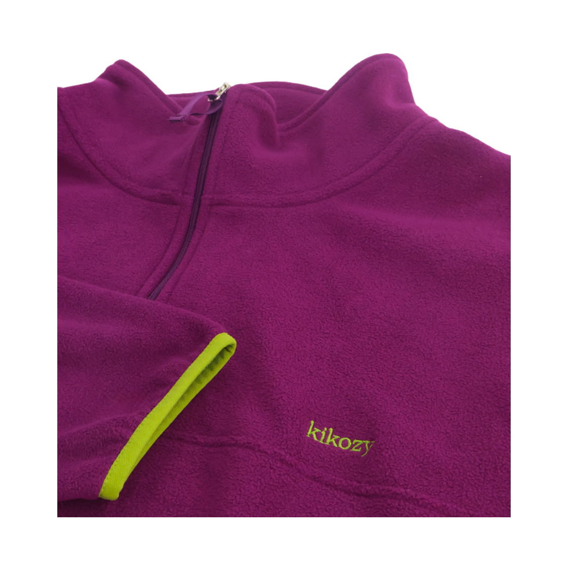 키코지 플리스 하프 집업_퍼플(Kikozy Fleece Half Zip Up_Purple) - 2