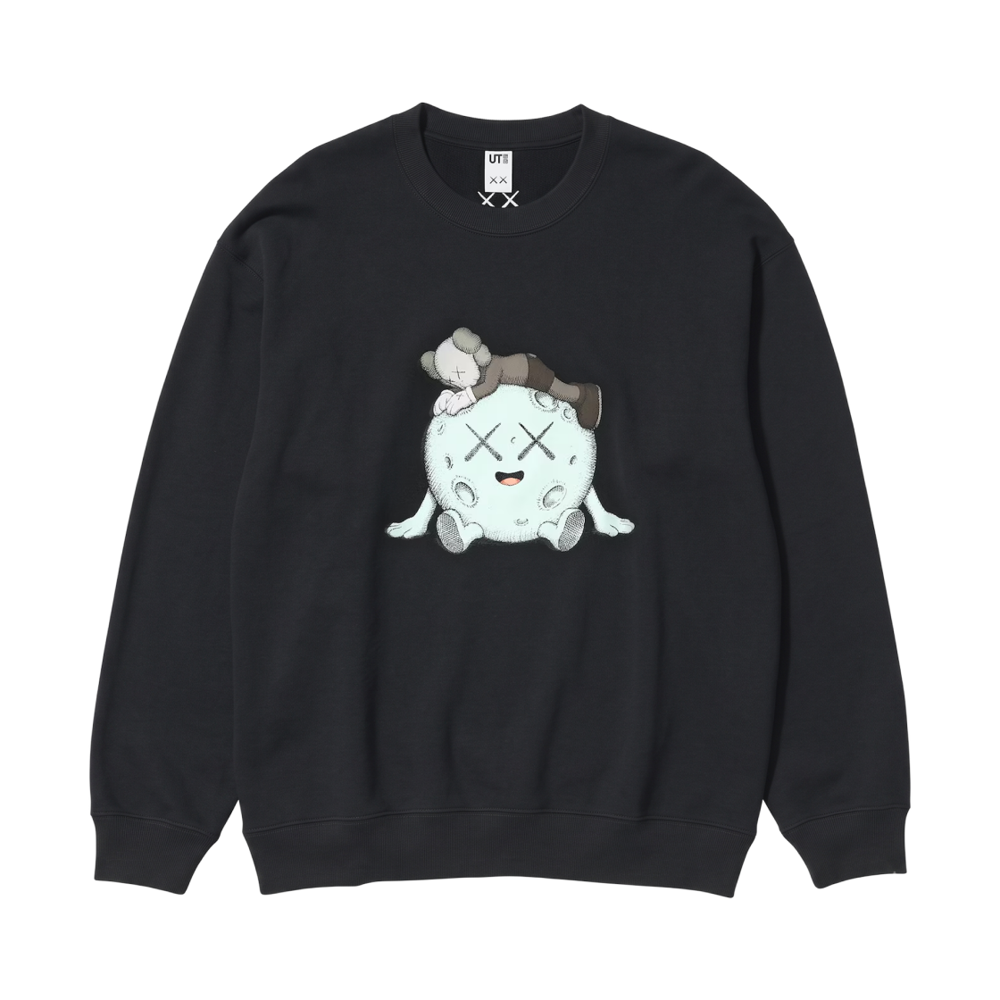 486296-09 Uniqlo x Kaws Universe Sweatshirt Black
