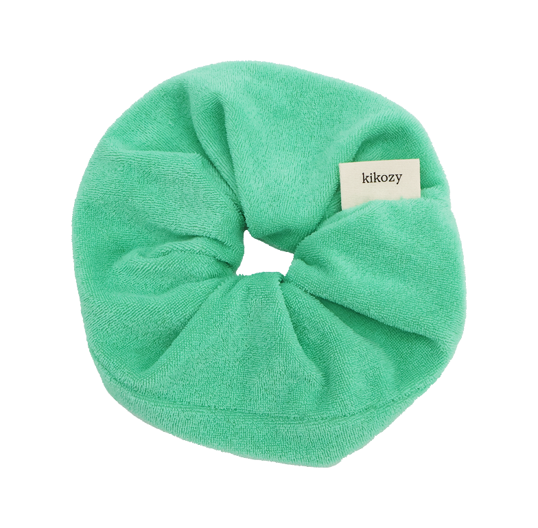 26FW51946 Kikozy Cozy Terry Scrunchie_Mint