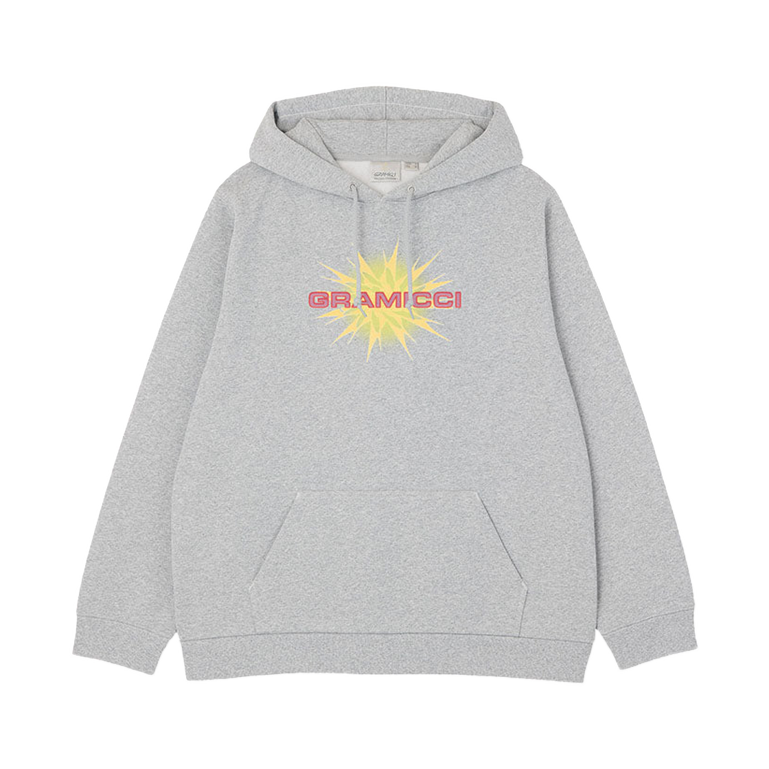 그라미치 스타버스트 후드 스웨트셔츠 그레이 헤더 - US 사이즈(Gramicci Starburst Hooded Sweatshirt Grey Heather - US Sizing)