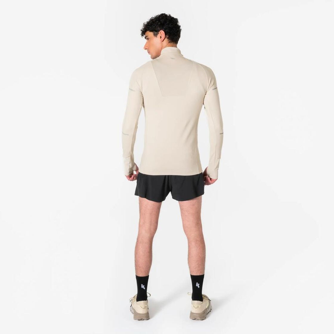 데카트론 남성 하프집 러닝 긴팔 티 런 웜 900 린넨 베이지(Decathlon Men's Half-Zip Running Long-Sleeved T-shirt Run Warm 900 Linen Beige) - 11