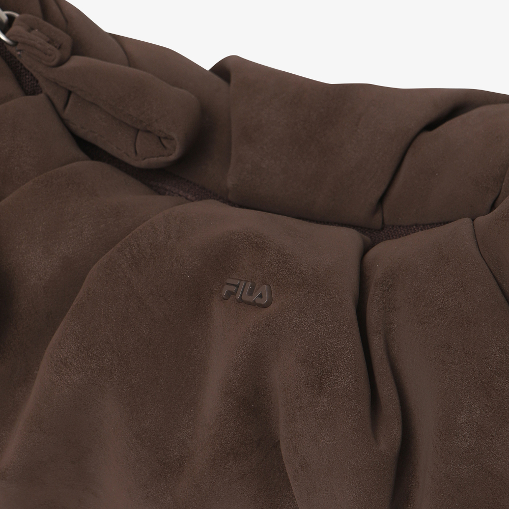 [5% 적립] 휠라 푸퍼 소금빵백 (빵 키링 set) 다크브라운([5% 적립] FILA Puffer Salt Bread Bag (Keyring Set) Dark Brown) - 4