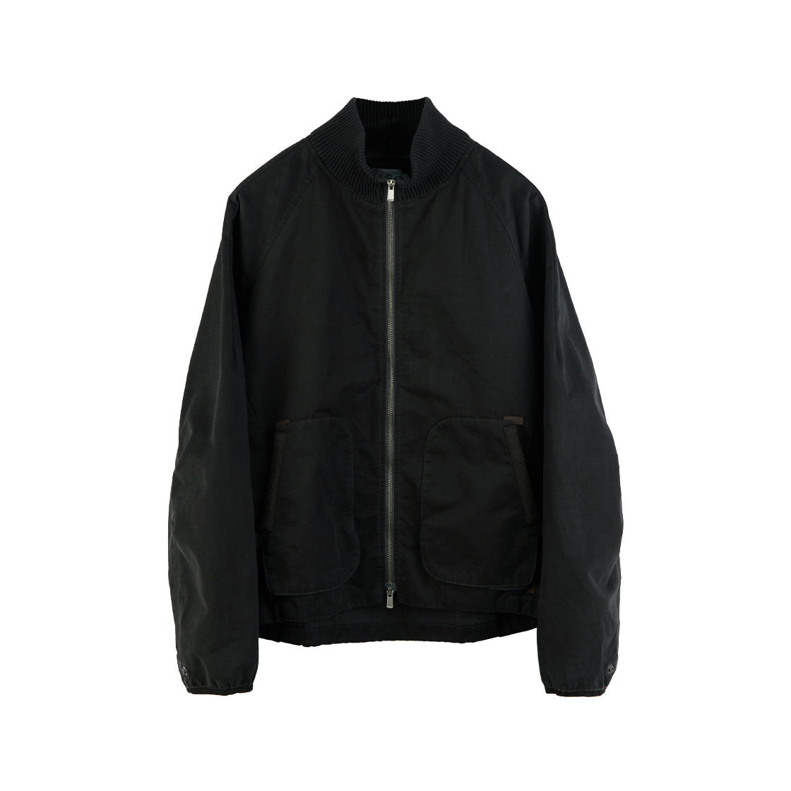 폴리테루 립 자켓 블랙(Polyteru Rib Jacket Black) - 1