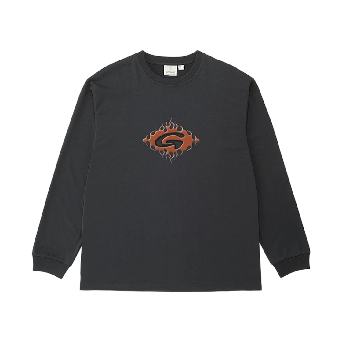 그라미치 플레임 롱슬리브 티셔츠 빈티지 블랙 - US 사이즈(Gramicci Flames L/S T-Shirt Vintage Black - US Sizing)