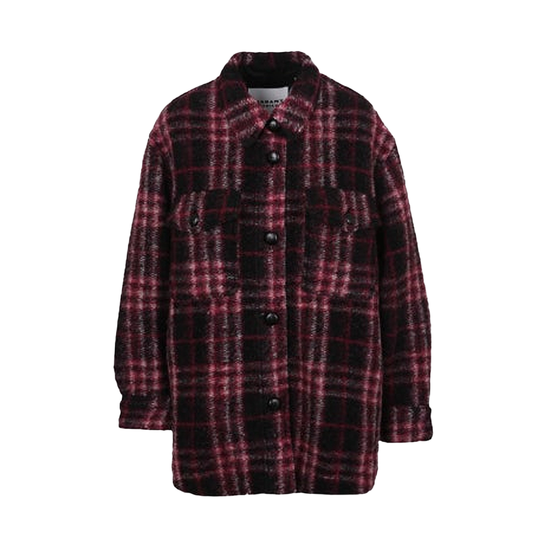 MA0020FF D1D02E BKFU [20% 쿠폰] (W) Isabel Marant Harveli Coat Black Fuchsia - 26SS