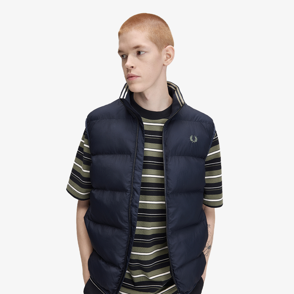 프레드페리 인슐레이트 베스트 다크에어포스(Fred Perry Insulated Vest Dark Airforce) - 5