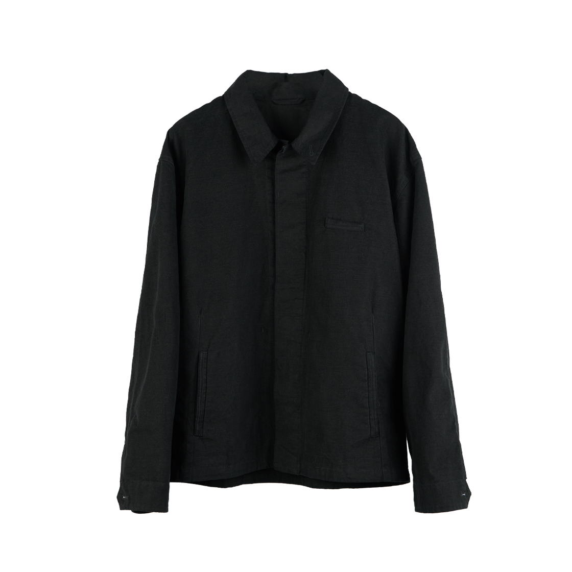 폴리테루 박스 커버올 자켓 블랙(Polyteru Box Coverall Jacket Black)