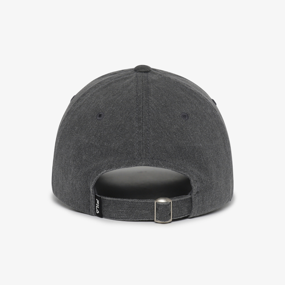 [5% 적립] 휠라 F로고 배색 볼캡 차콜그레이([5% 적립] FILA F Logo Color Block Ball Cap Charcoal Gray) - 5