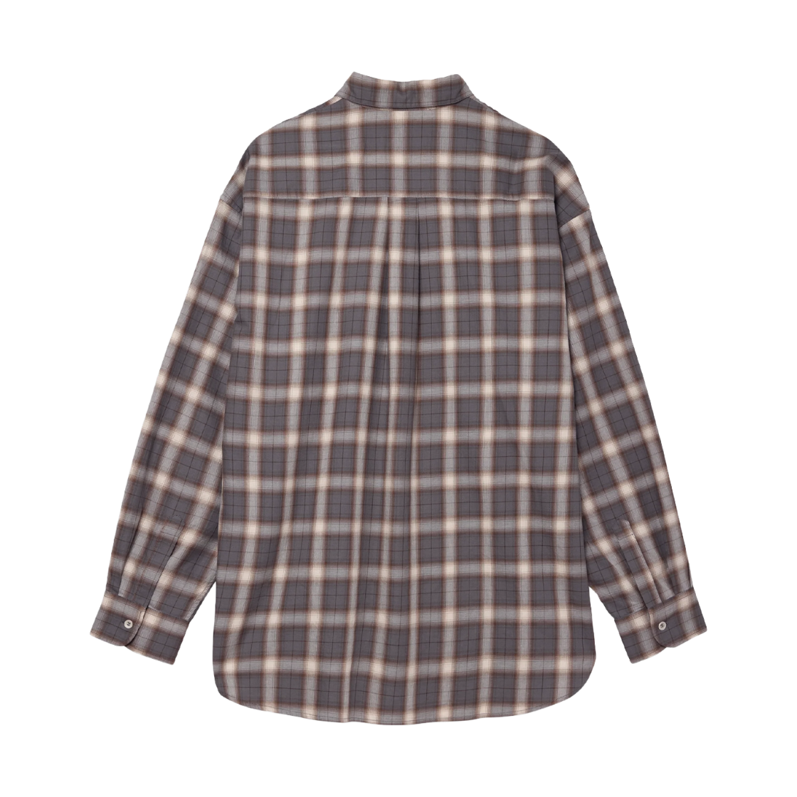 세이지 네이션 치점 셔츠 아이보리 에스프레소 체크 - 26FW(Sage Nation Chisholm Shirt Ivory Espresso Check - 26FW) - 2