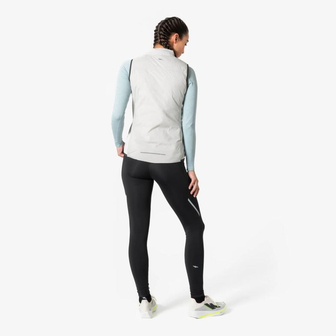 데카트론 여성 러닝 패딩 베스트 런 웜 500 미네랄 그레이(Decathlon Women's Running Padded Vest Run Warm 500 Mineral Grey) - 5