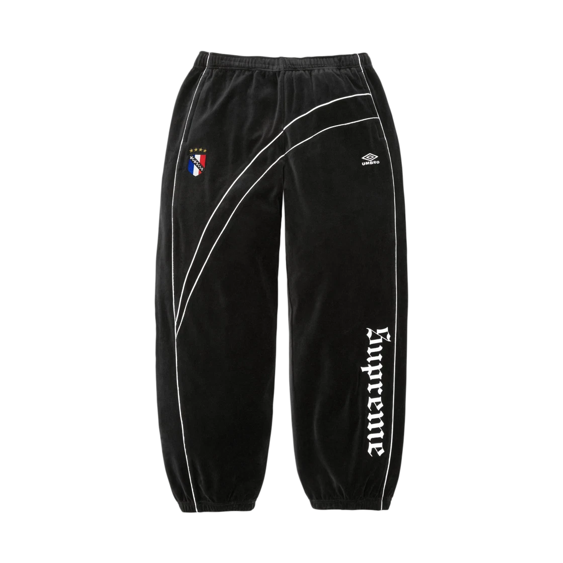 Supreme Supreme x Umbro Velour Track Pant Black - 26FW · S