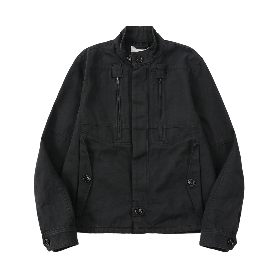 블루 선플라워 빈티지 페이드 하이넥 자켓 챠콜(Blue Sunflower Vintage Fade High-Neck Jacket Ch)