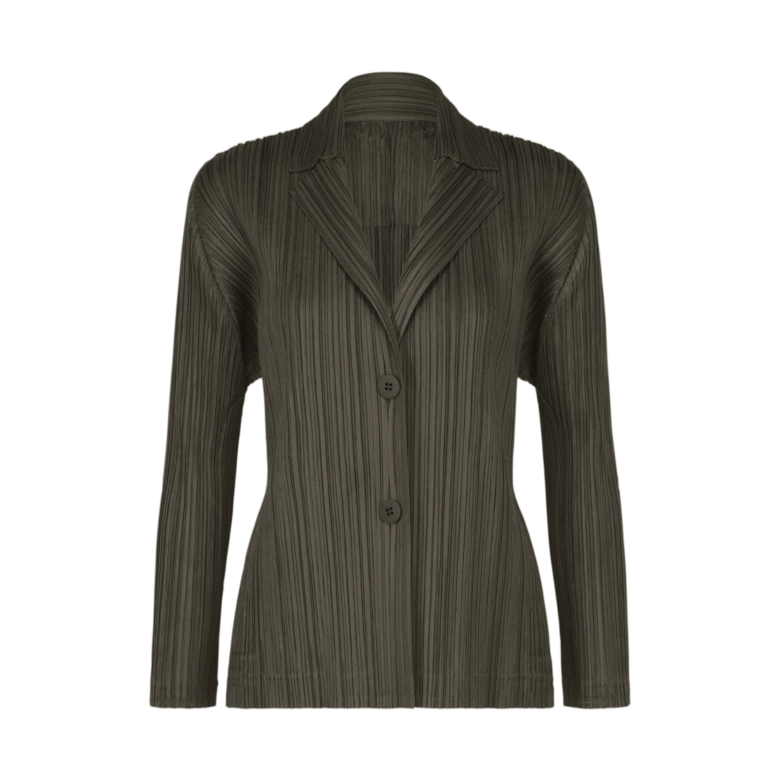 PP63-JD511-17 (W) Pleats Please Issey Miyake Pleats Jacket Charcoal
