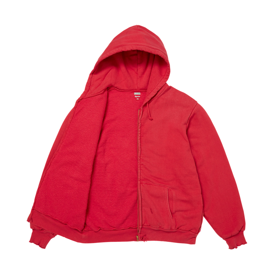 슈프림 x 아프레쎄 빈티지 집업 후드 스웨트셔츠 레드 - 26FW(Supreme x A.Presse Vintage Zip Up Hooded Sweatshirt Red - 26FW) - 2