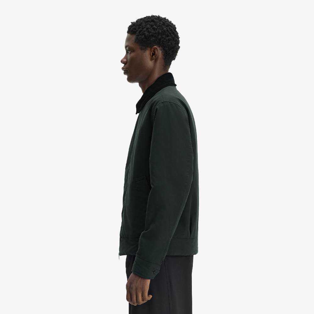 프레드페리 투웨이 코튼 카반 재킷 나이트그린(Fred Perry Cotton Caban Jacket Night Green) - 4
