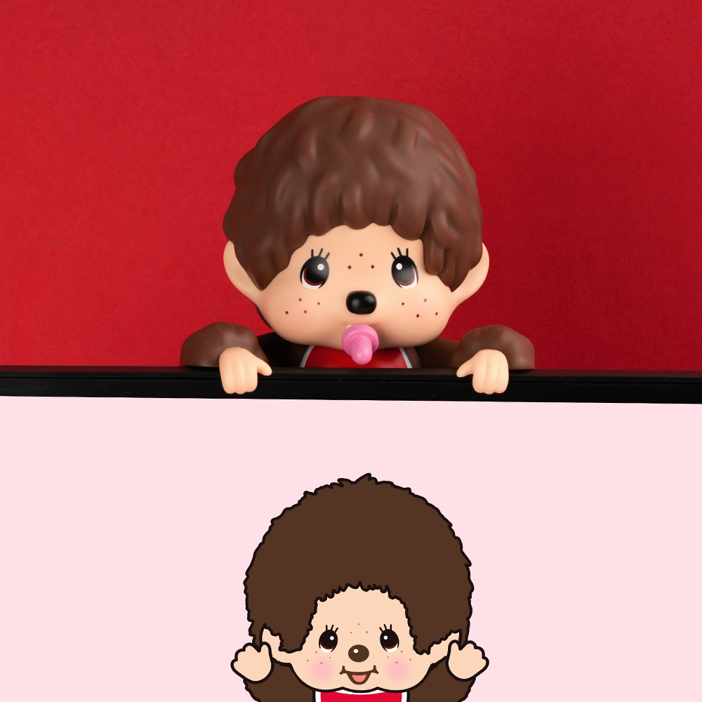 로이체 몬치치 모니터 걸이 피규어 방향제(Royche Monchhichi Figure Monitor Air Freshener) - 6