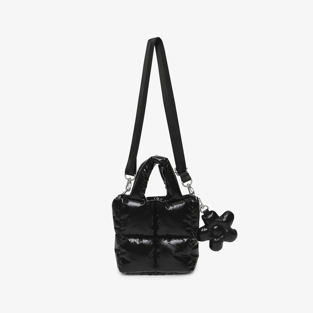 [5% 적립] 휠라 푸퍼 미니 토트백 블랙([5% 적립] FILA Puffer Mini Tote Bag Black) - 2