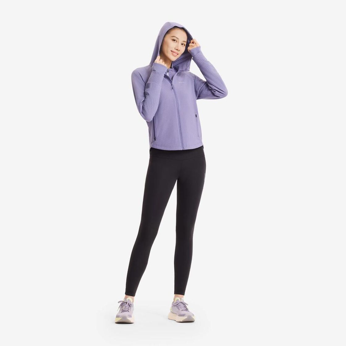 데카트론 여성 러닝 자켓 런 웜 500 포기 퍼플(Decathlon Women's Running Jacket Run Warm 500 Foggy Purple) - 6