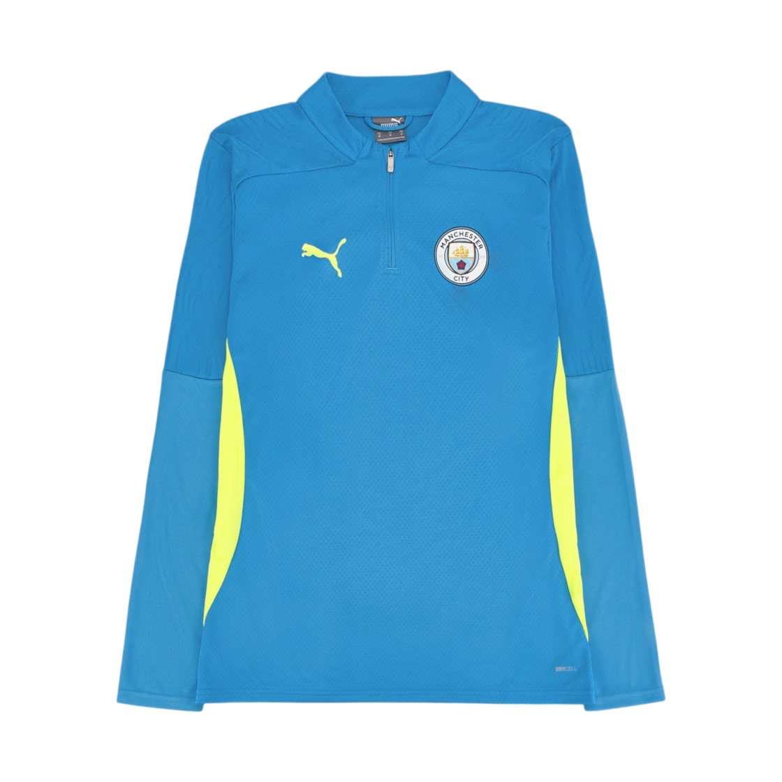777529-11 Puma Manchester City Training 1/4 Long Sleeve Jersey Blue (Non Marking Ver.)