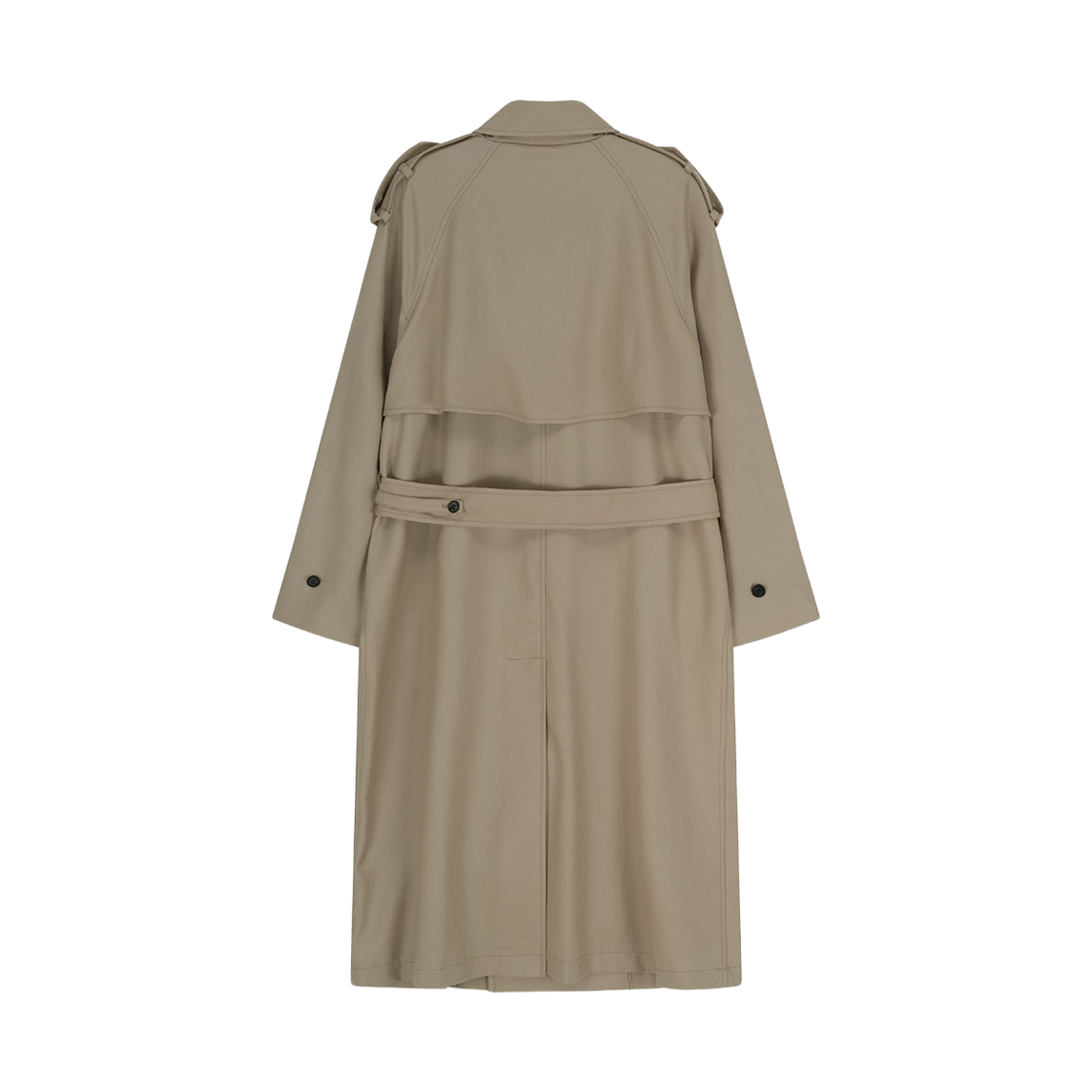 비자비 울 트렌치 코트 베이지(VIS A VIS Wool Trench Coat Beige) - 2