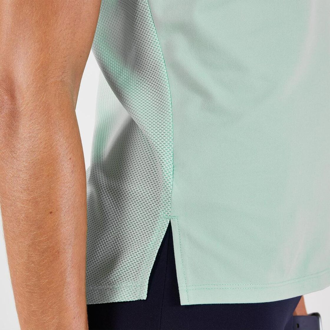데카트론 여성 러닝 반팔 티 런 드라이 500 프로즌 그린(Decathlon Women's Running Short-Sleeved T-shirt Run Dry 500 Frozen Green) - 6