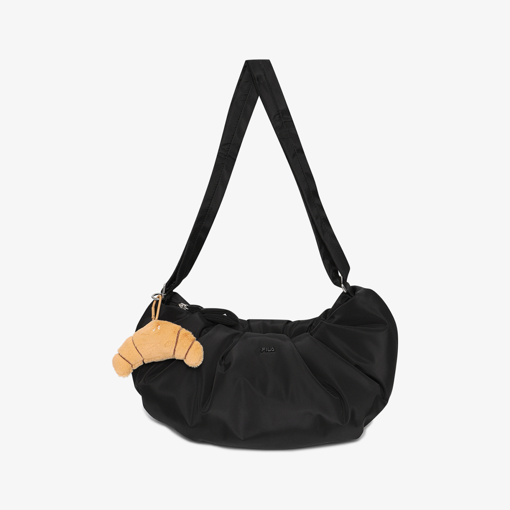 [5% 적립] 휠라 푸퍼 소금빵백 (빵 키링 set) 블랙([5% 적립] FILA Puffer Salt Bread Bag (Keyring Set) Black) - 3