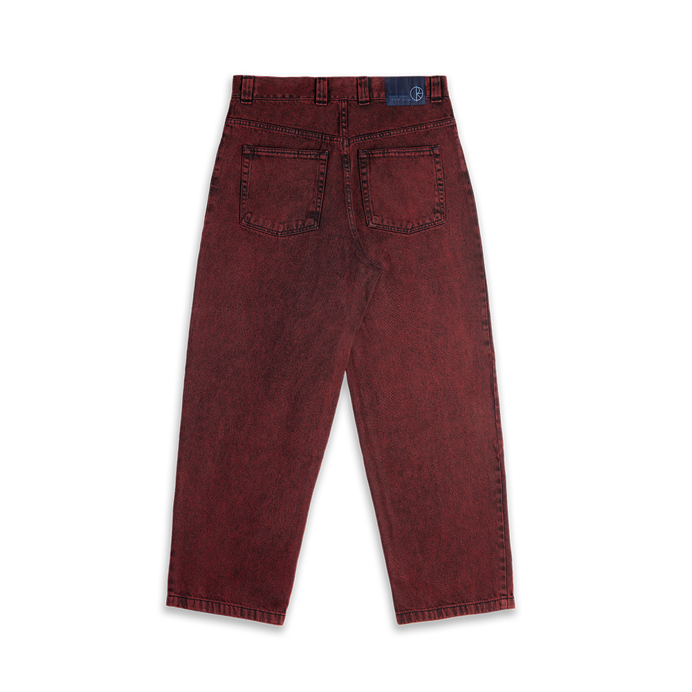 폴라 스케이트 빅보이 팬츠 레드 블랙(Polar Skate Co. Big Boy Pants Red Black) - 2