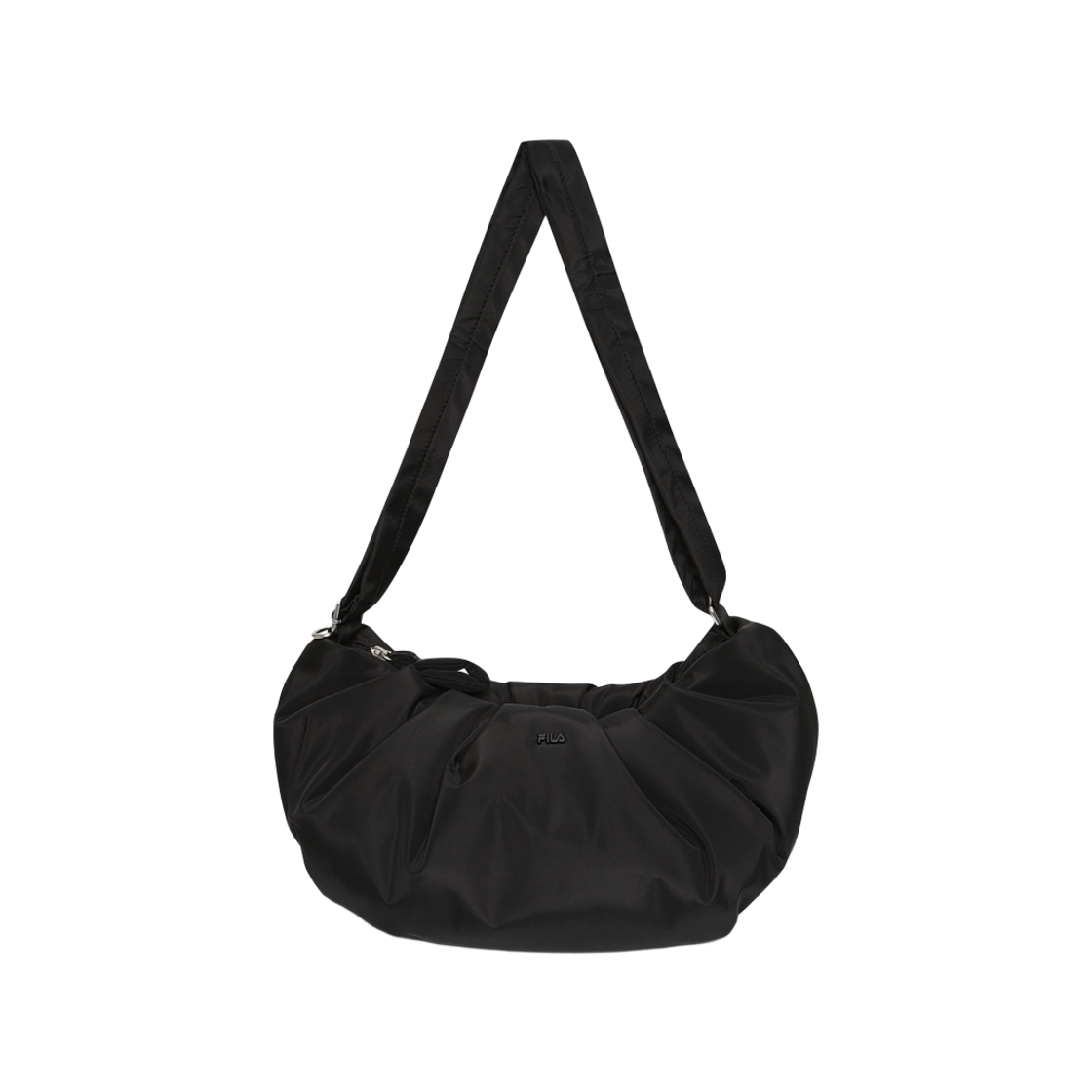 1100FS264BC01F001002 [5% 적립] FILA Puffer Salt Bread Bag (Keyring Set) Black