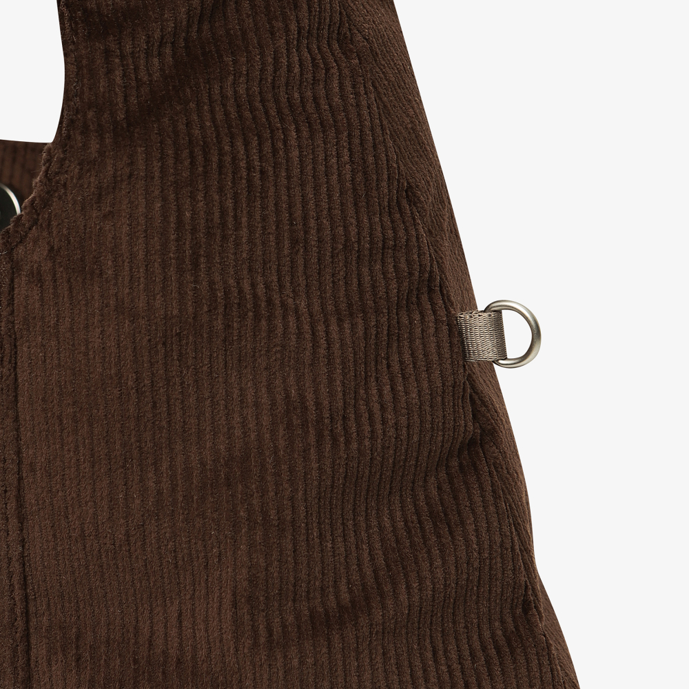 [5% 적립] 휠라 코듀로이 숄더백 다크브라운([5% 적립] FILA Corduroy Shoulder Bag Dark Brown) - 4