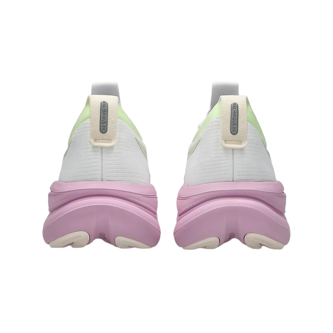 (W) 아식스 젤 님버스 28 화이트 헤이지 라일락 - 2E 와이드((W) Asics Gel-Nimbus 28 White Hazy Lilac - 2E Wide) - 3
