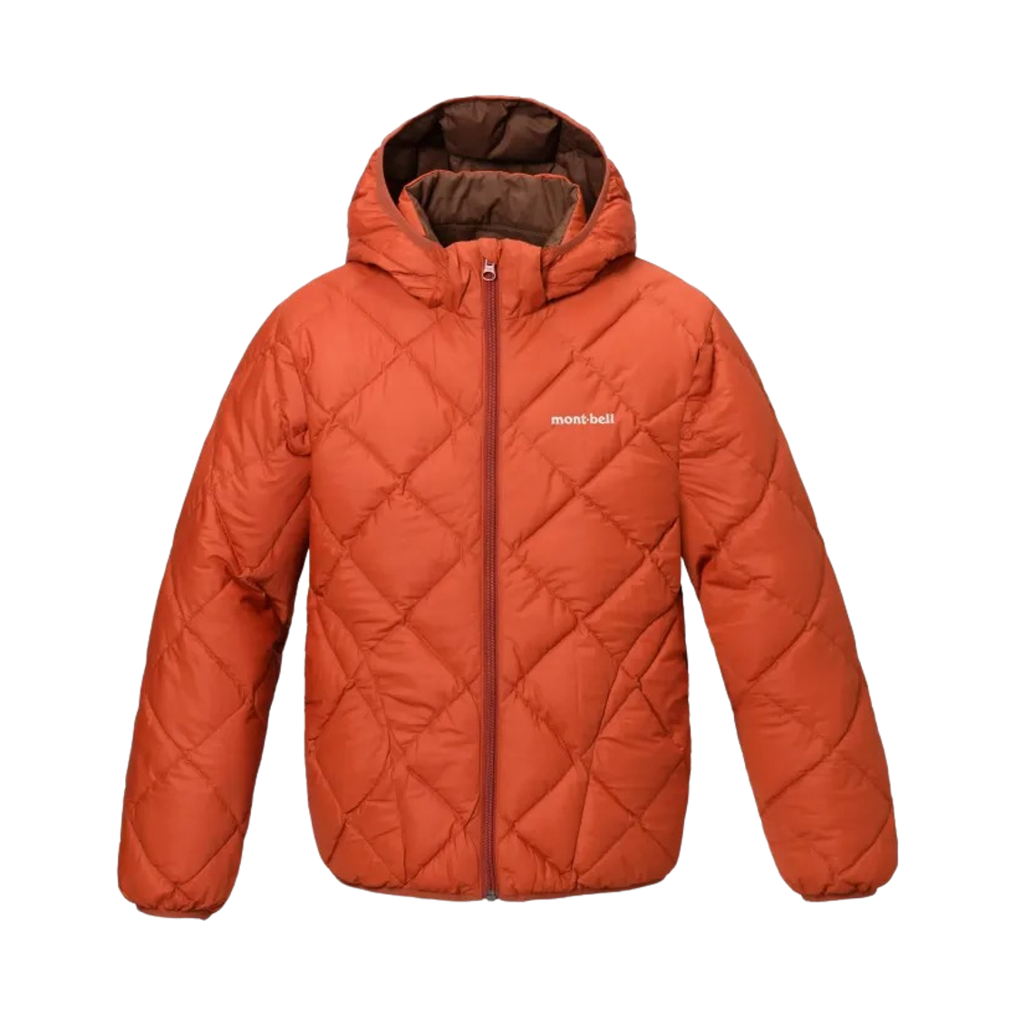 1101751 (Kids) Montbell Down Fiber Reversible Parka Red