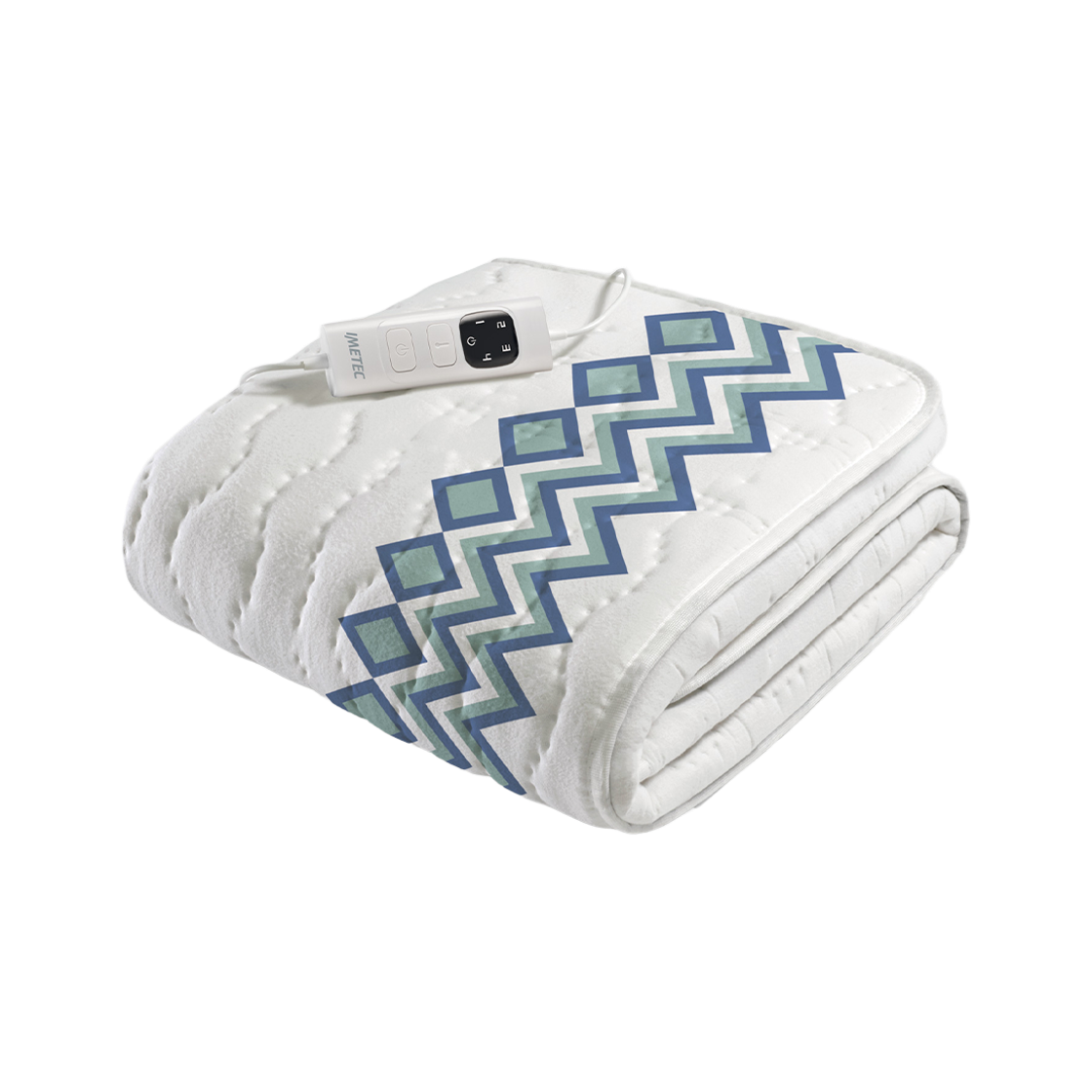 이메텍 프리미엄 순면 전기요 싱글 IMO-667V (격자) 4T(IMETEC Premium Cotton Electric Blanket Single IMO-667V (Grid) 4T)
