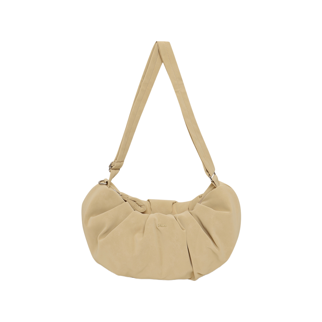 1100FS264BC01F001250 [5% 적립] FILA Puffer Salt Bread Bag (Keyring Set) Light Beige