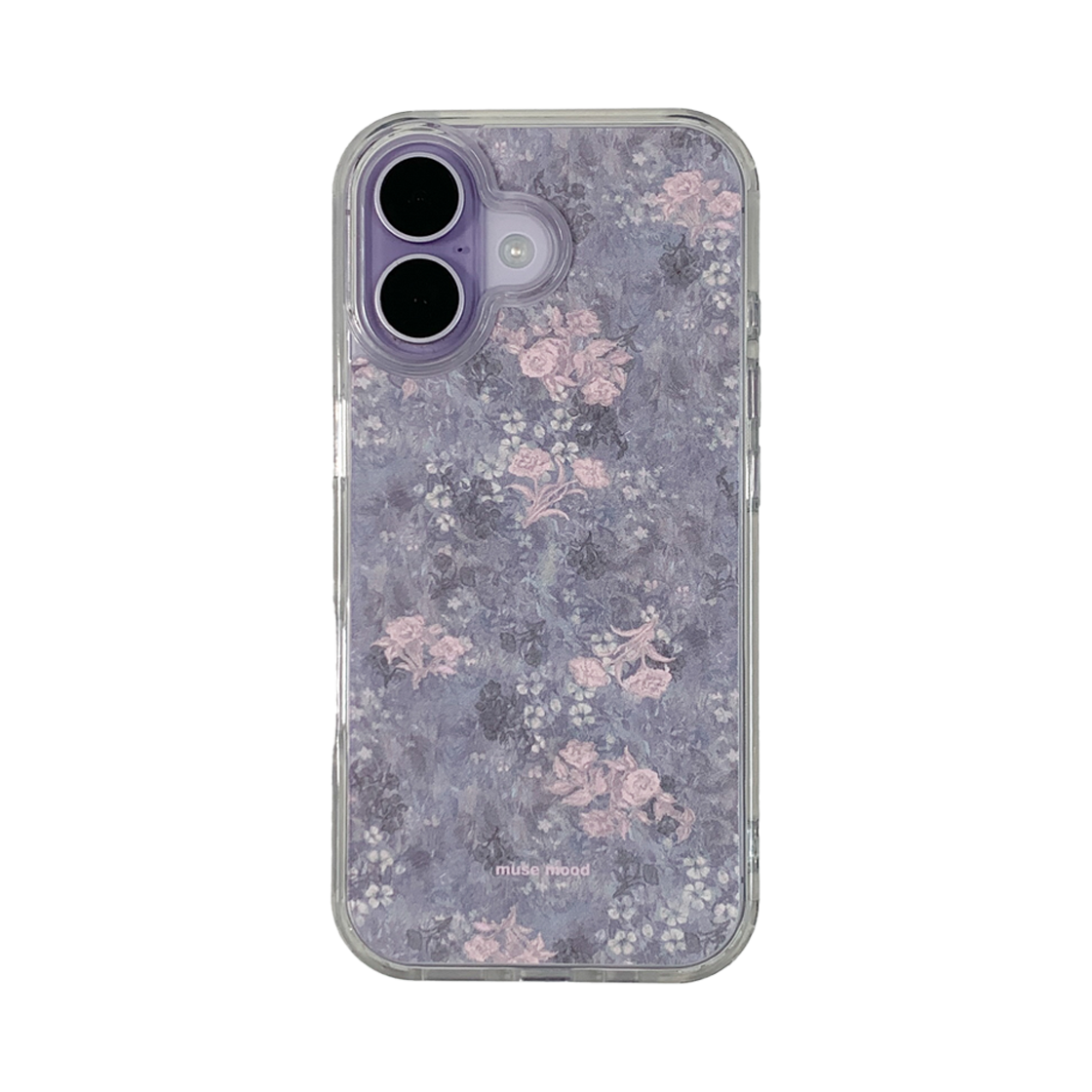 2026090313 Musemood Vintage Floral MagSafe Clear Phone Case