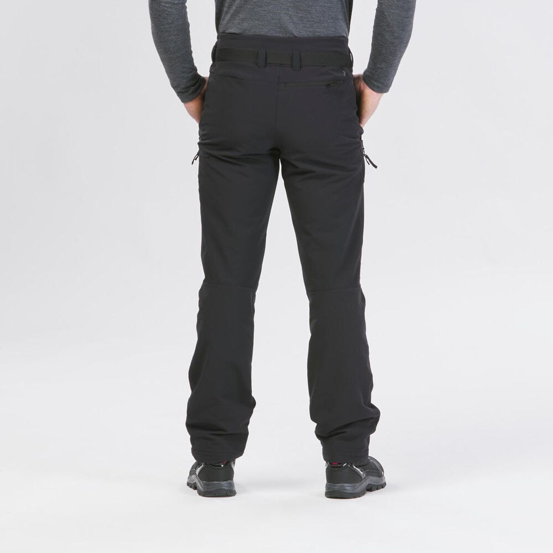 데카트론 남성 등산 방한발수 바지 SH500 블랙(Decathlon Men's Warm Water-Repellent Hiking Pants SH500 Black) - 7