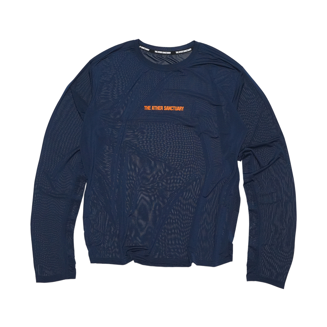 TS-043 TAS Ascent Stripe LS Tee Navy