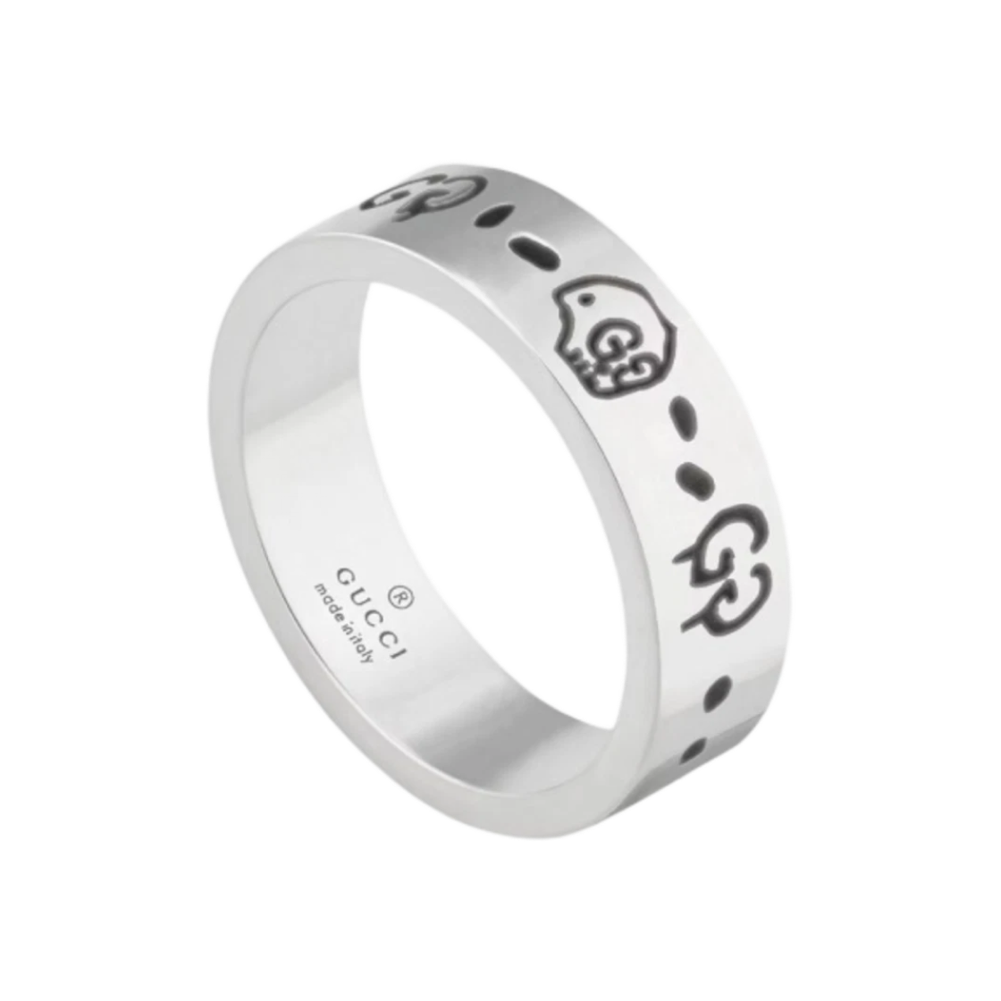 구찌 고스트 링 실버 6mm(Gucci Ghost Ring Silver 6mm)