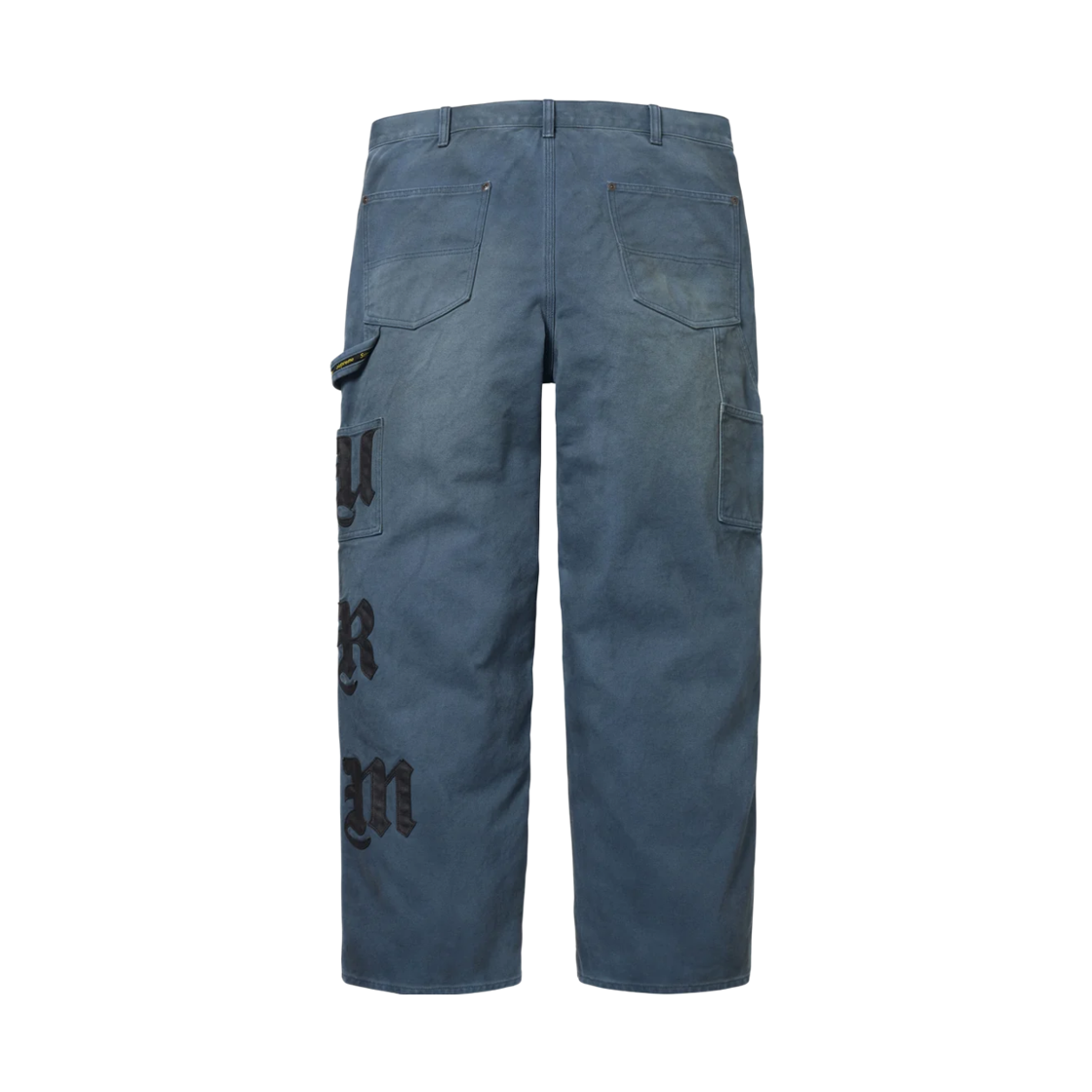슈프림 레더 아플리케 더블 니 페인터 팬츠 네이비 - 26FW(Supreme Leather Applique Double Knee Painter Pant Navy - 26FW) - 2