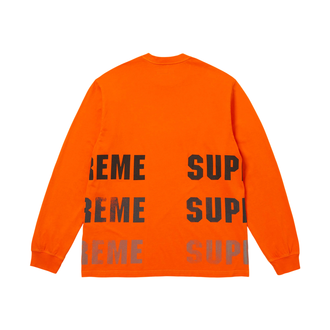 슈프림 리플렉티브 롱슬리브 탑 오렌지 - 26FW(Supreme Reflective L/S Top Orange - 26FW) - 3