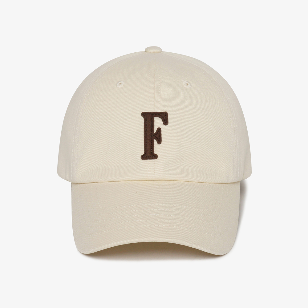 [5% 적립] 휠라 F로고 펠트 볼캡 아이보리([5% 적립] FILA F Logo Felt Ball Cap Ivory) - 3