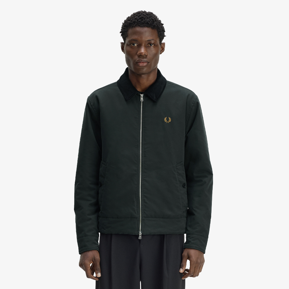 프레드페리 투웨이 코튼 카반 재킷 나이트그린(Fred Perry Cotton Caban Jacket Night Green) - 3