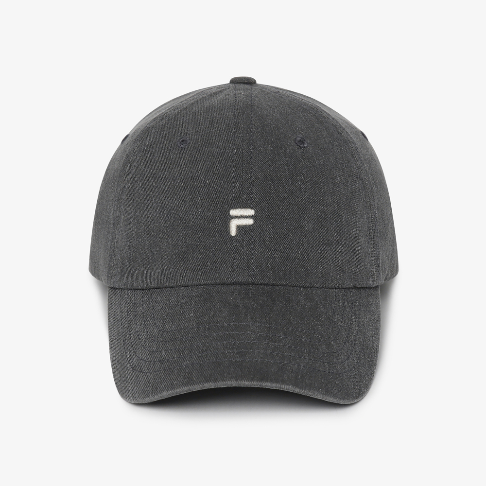 [5% 적립] 휠라 F로고 배색 볼캡 차콜그레이([5% 적립] FILA F Logo Color Block Ball Cap Charcoal Gray) - 3